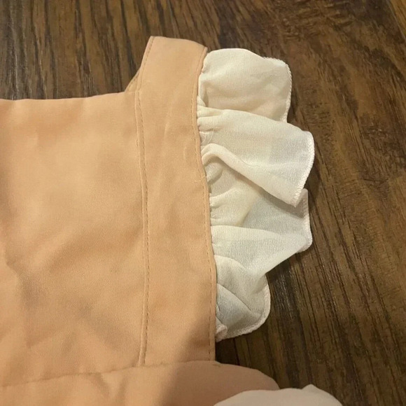 12-18 Months Bailey's Blossoms Boho Romper, Brown & Tan, Flutter - Picture 5 of 5